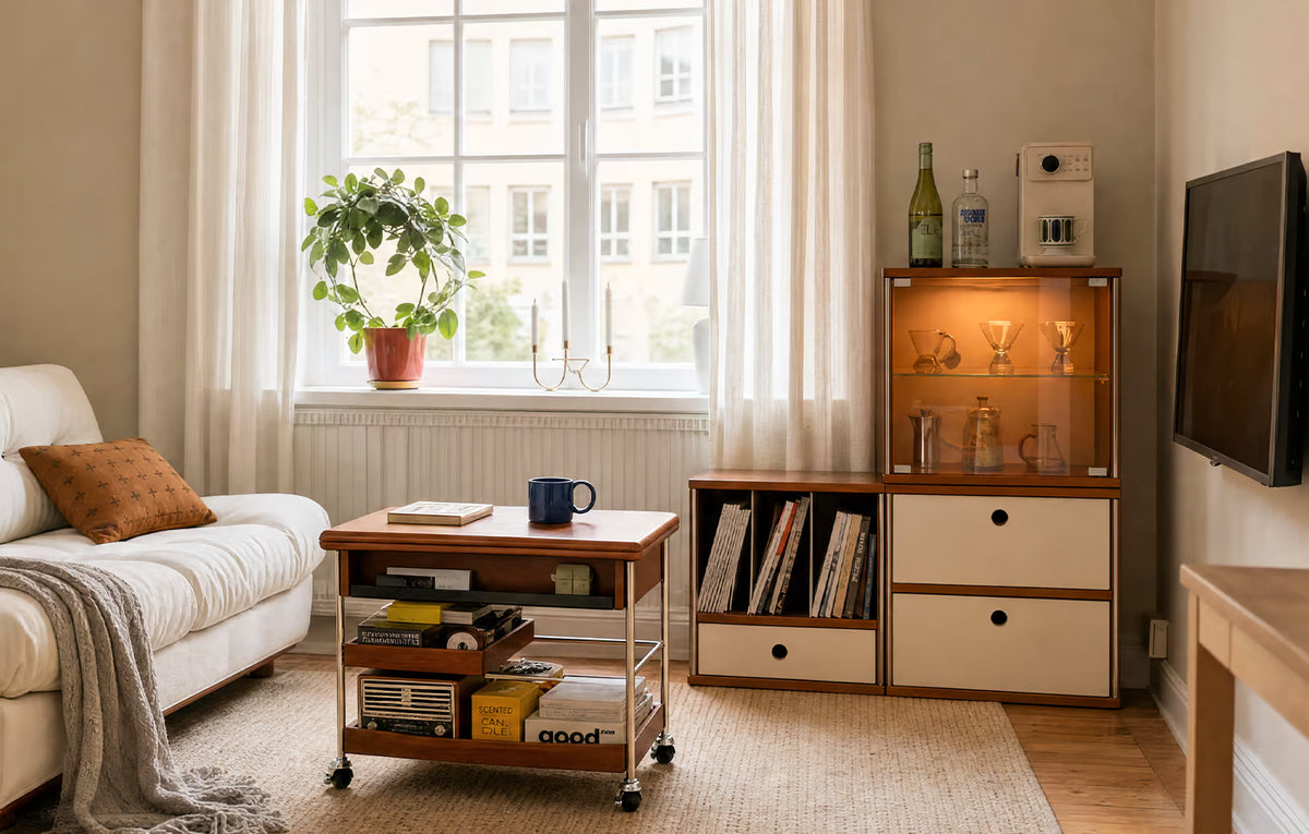 How to Fit Solid Wood Furniture Into a Small Apartment Without Crowding It