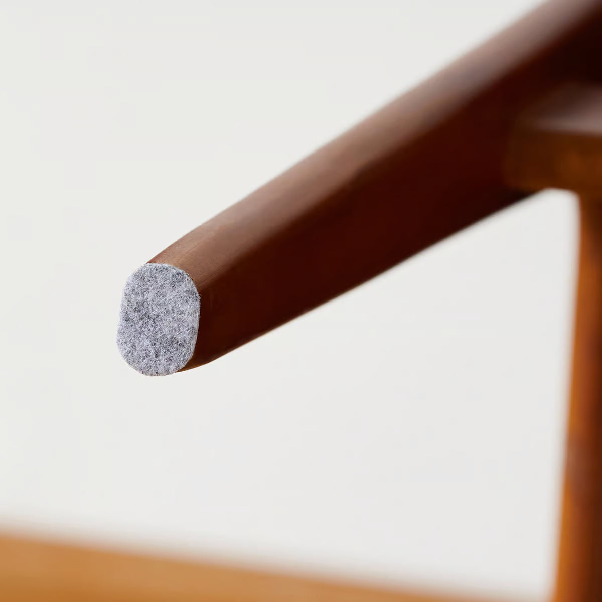 Danish Style Z Chair, Upholstered Dining Chair with Arms in Beech Wood and Chenille