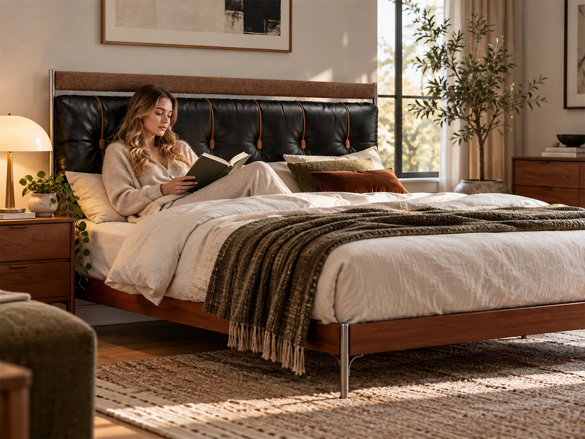 A 24 inch (62 cm) headboard that actually supports you